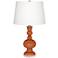 Color Plus Apothecary 30" High Robust Orange Table Lamp