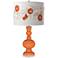 Color Plus Apothecary 30" High Rose Bouquet and Orange Table Lamp