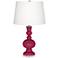 Color Plus Apothecary 30" High White Shade Vivacious Pink Table Lamp