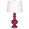 Color Plus Apothecary 30" High White Shade Vivacious Pink Table Lamp