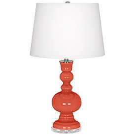 Image2 of Color Plus Apothecary 30" Koi Orange Table Lamp