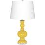 Color Plus Apothecary 30" Lemon Zest Yellow Glass Table Lamp