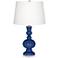 Color Plus Apothecary 30" Monaco Blue Glass Table Lamp
