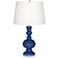Color Plus Apothecary 30" Monaco Blue Glass Table Lamp