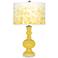 Color Plus Apothecary 30" Mosaic Shade Lemon Zest Yellow Table Lamp