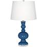Color Plus Apothecary 30" Regatta Blue Table Lamp