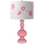 Color Plus Apothecary 30" Rose Bouquet Haute Pink Table Lamp