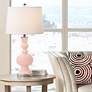 Color Plus Apothecary 30" Rose Pink Glass Table Lamp