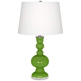 Image2 of Color Plus Apothecary 30" Rosemary Green Glass Table Lamp