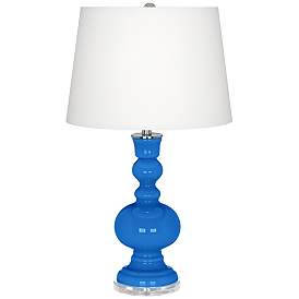 Image2 of Color Plus Apothecary 30" Royal Blue Glass Table Lamp