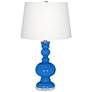 Color Plus Apothecary 30" Royal Blue Glass Table Lamp