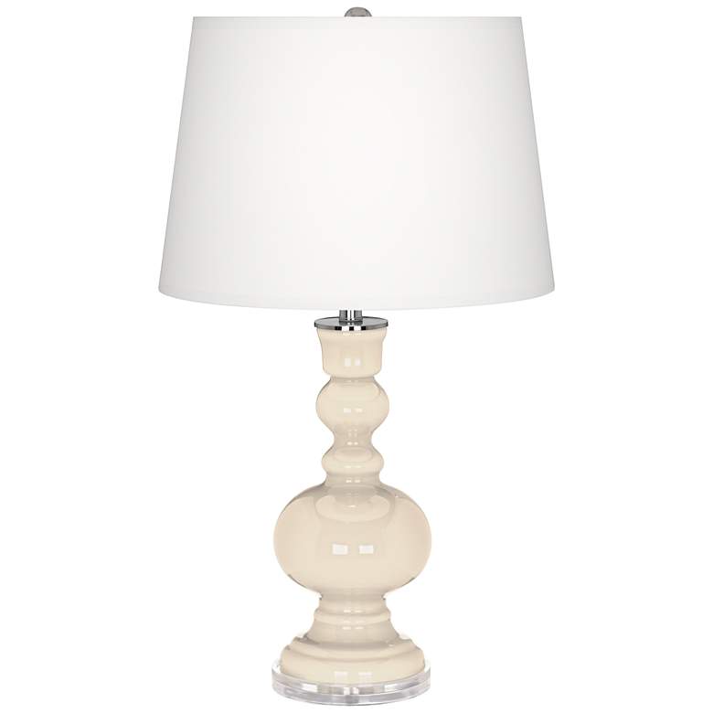 Image 2 Color Plus Apothecary 30 inch Steamed Milk White Table Lamp