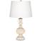 Color Plus Apothecary 30" Steamed Milk White Table Lamp