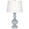 Color Plus Apothecary 30" Take Five Blue Table Lamp with USB Dimmer