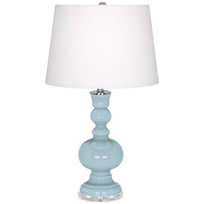 Image 2 Color Plus Apothecary 30 inch Vast Sky Blue Table Lamp