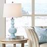 Color Plus Apothecary 30" Vast Sky Blue Table Lamp