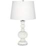 Color Plus Apothecary 30" Winter White Table Lamp