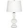 Color Plus Apothecary 30" Winter White Table Lamp