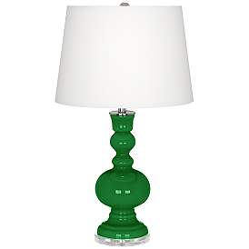 Image2 of Color Plus Apothecary Envy Green Glass Table Lamp