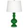 Color Plus Apothecary Envy Green Glass Table Lamp