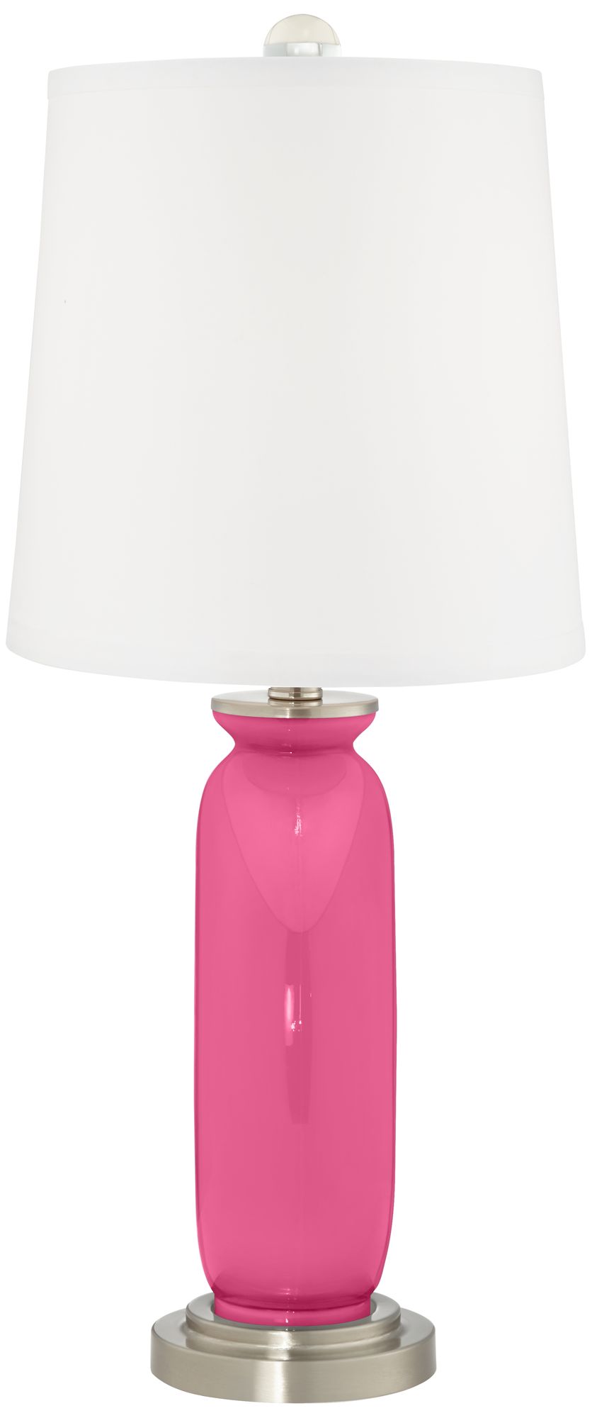 Image 4 Color Plus Carrie 26 1/2" Blossom Pink Table Lamps Set of 2 more views