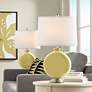 1_Color Plus Carrie 26 1/2" Butter Up Yellow Modern Table Lamps Set of 2