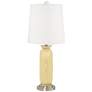 Thumbnail4 of Color Plus Carrie 26 1/2" Butter Up Yellow Modern Table Lamps Set of 2 more views