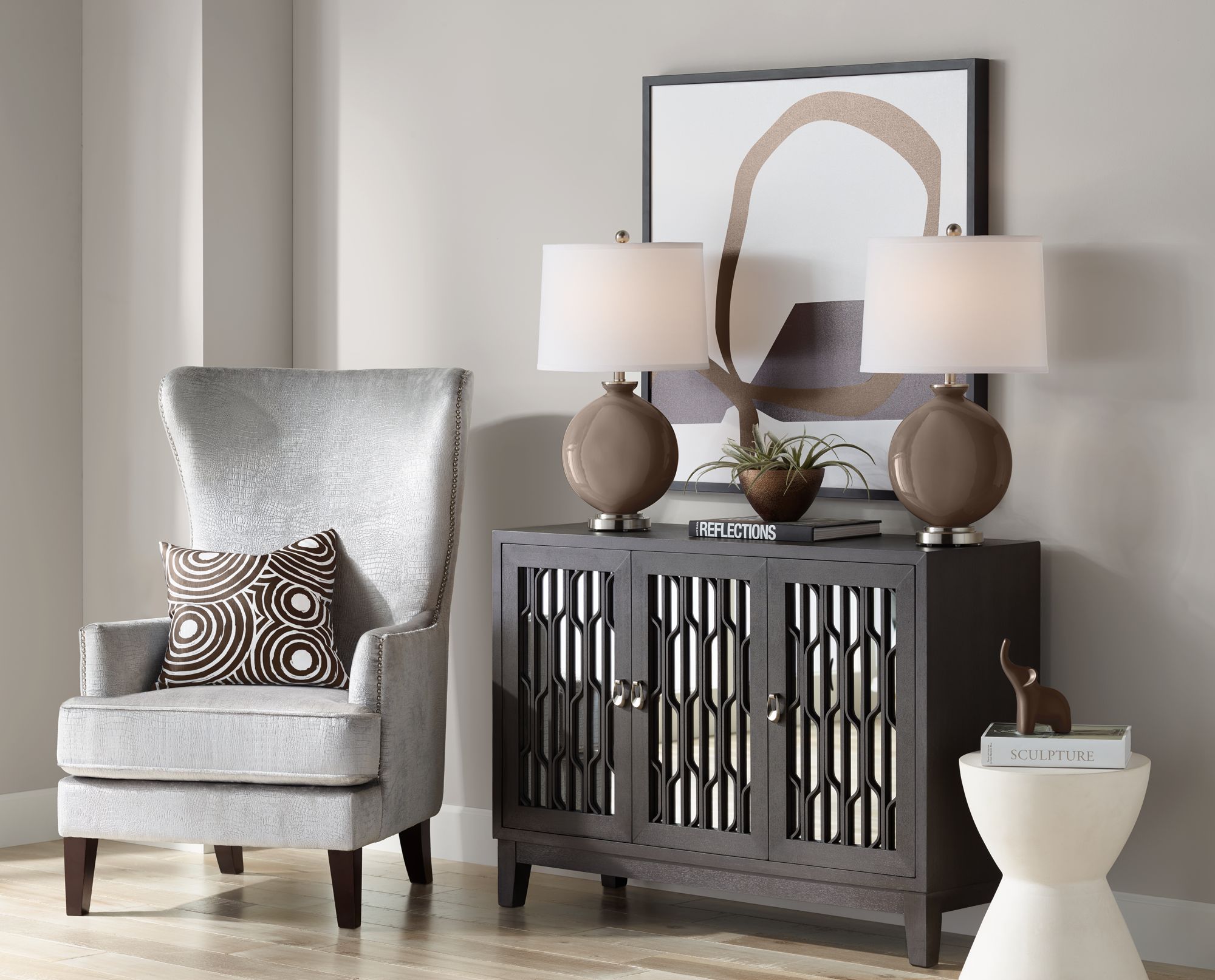 Image 5 Color Plus Carrie 26 1/2" Carafe Brown Table Lamp Set of 2 more views