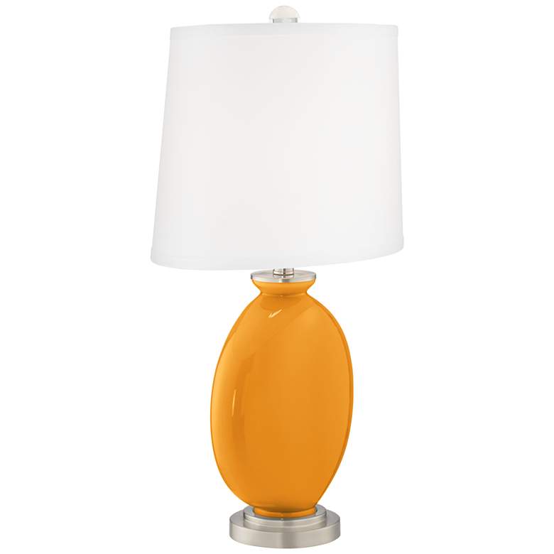 Image 3 Color Plus Carrie 26 1/2" Carnival Orange Table Lamps Set of 2 more views