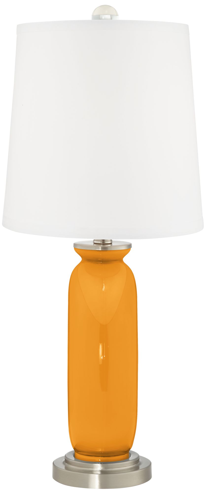 Image 4 Color Plus Carrie 26 1/2" Carnival Orange Table Lamps Set of 2 more views