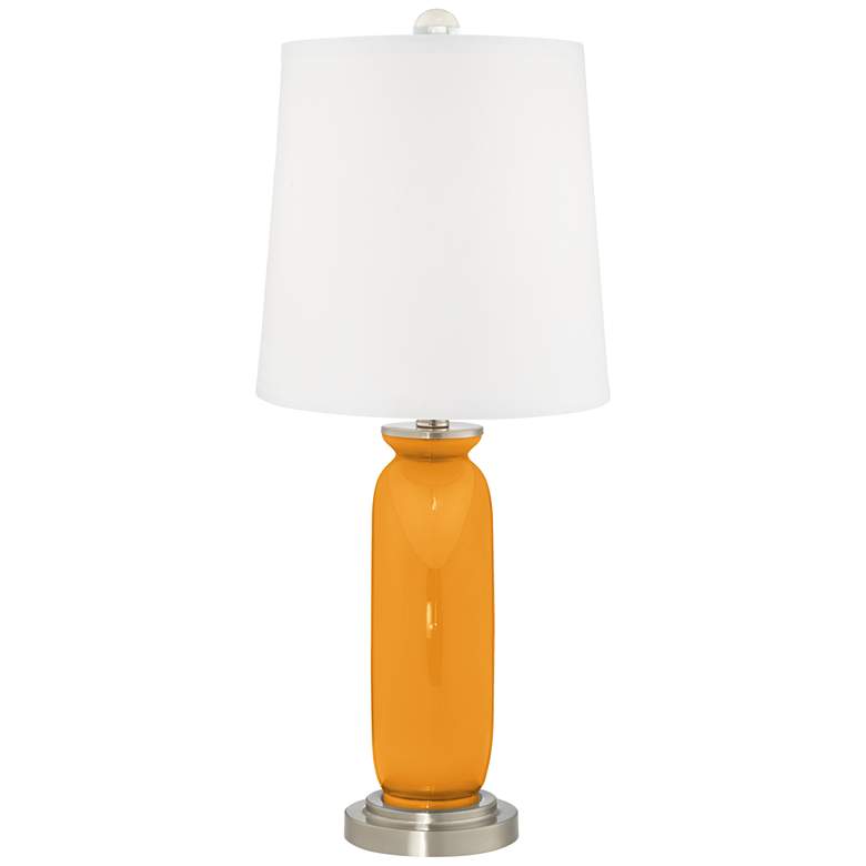 Image 4 Color Plus Carrie 26 1/2" Carnival Orange Table Lamps Set of 2 more views