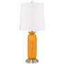 4_Color Plus Carrie 26 1/2" Carnival Orange Table Lamps Set of 2 more views
