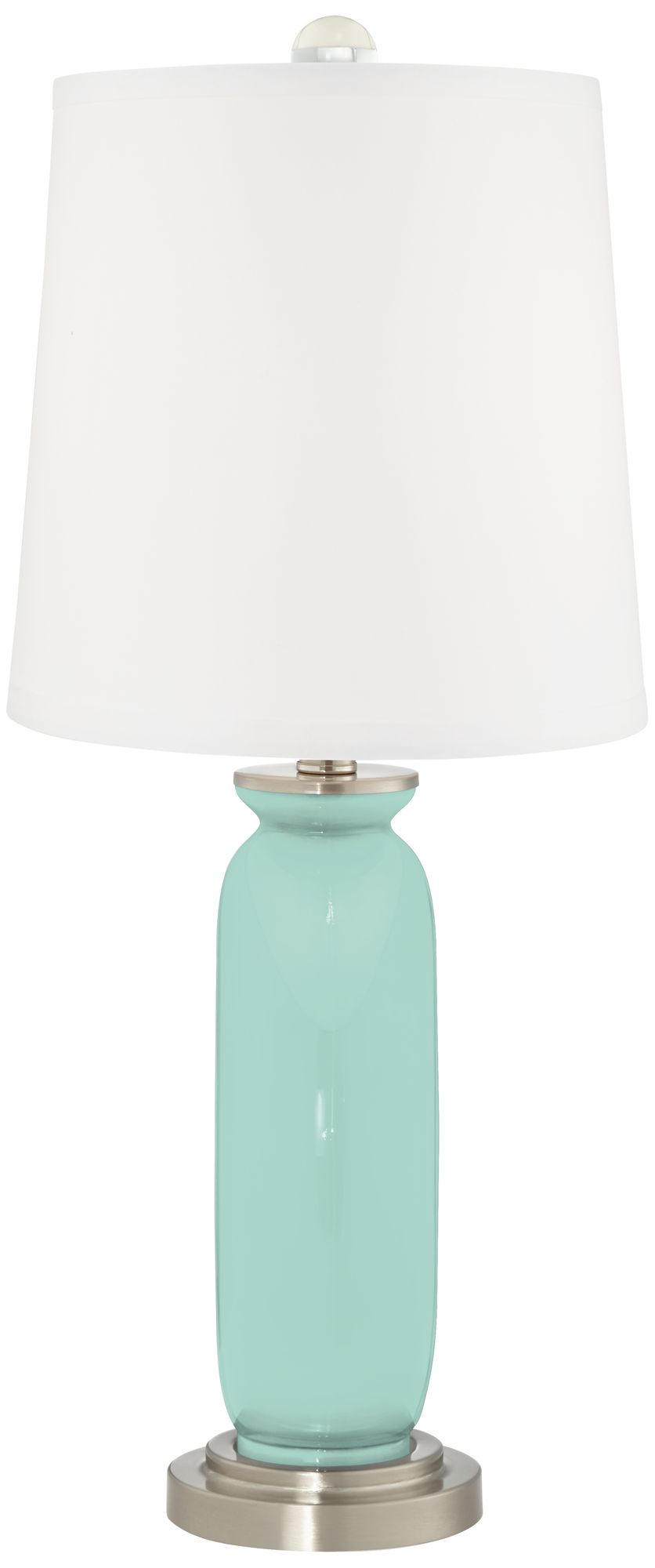 Image 4 Color Plus Carrie 26 1/2" Cay Blue Table Lamp Set of 2 more views