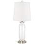 Thumbnail3 of Color Plus Carrie 26 1/2" Clear Glass Fillable Table Lamps Set of 2 more views