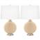 Color Plus Carrie 26 1/2" Colonial Tan Table Lamp Set of 2