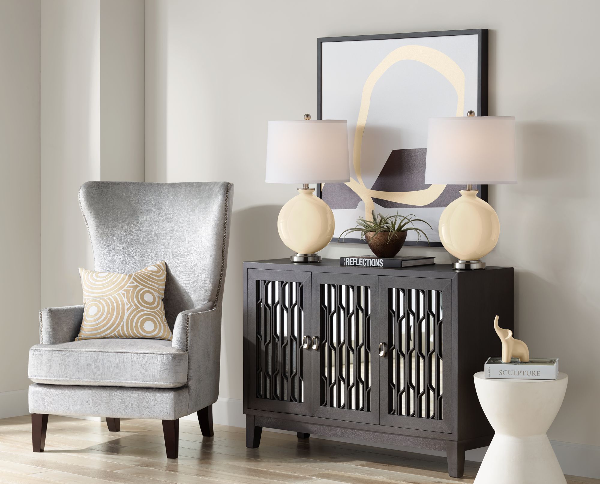 Image 5 Color Plus Carrie 26 1/2" Colonial Tan Table Lamp Set of 2 more views