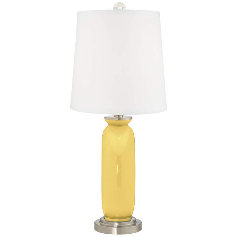 Image 4 Color Plus Carrie 26 1/2" Daffodil Yellow Table Lamps Set of 2 more views