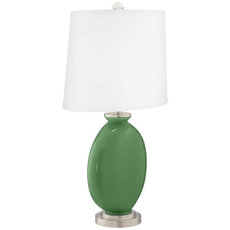 Image 3 Color Plus Carrie 26 1/2" Garden Grove Green Table Lamps Set of 2 more views