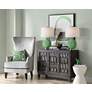 5_Color Plus Carrie 26 1/2" Garden Grove Green Table Lamps Set of 2 more views