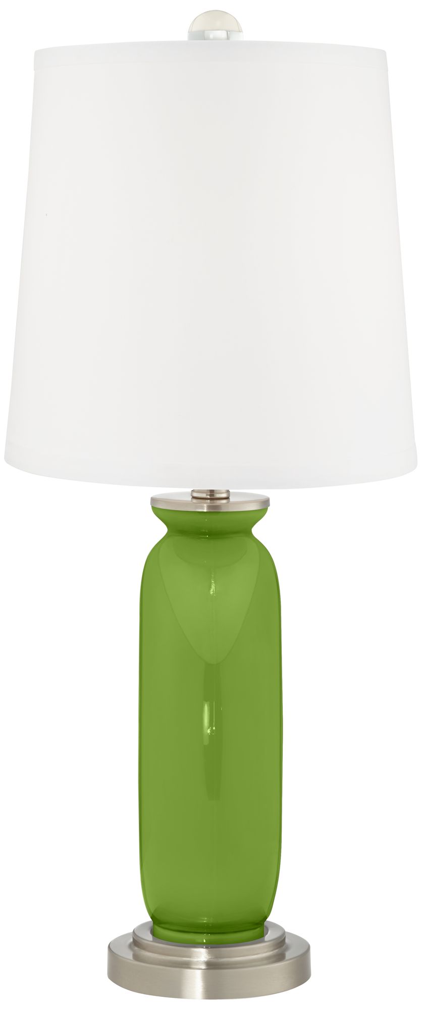 Image 4 Color Plus Carrie 26 1/2" Gecko Green Table Lamp Set of 2 more views