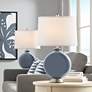 1_Color Plus Carrie 26 1/2" Granite Peak Gray Table Lamps Set of 2