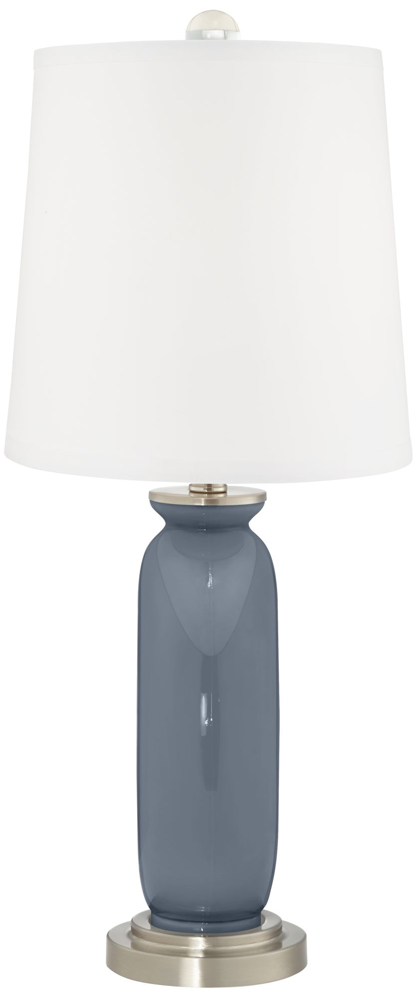 Image 4 Color Plus Carrie 26 1/2" Granite Peak Gray Table Lamps Set of 2 more views