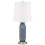 4_Color Plus Carrie 26 1/2" Granite Peak Gray Table Lamps Set of 2 more views