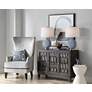 5_Color Plus Carrie 26 1/2" Granite Peak Gray Table Lamps Set of 2 more views