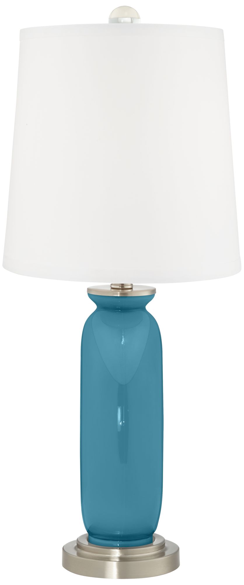 Image 4 Color Plus Carrie 26 1/2" Great Falls Blue Table Lamps Set of 2 more views