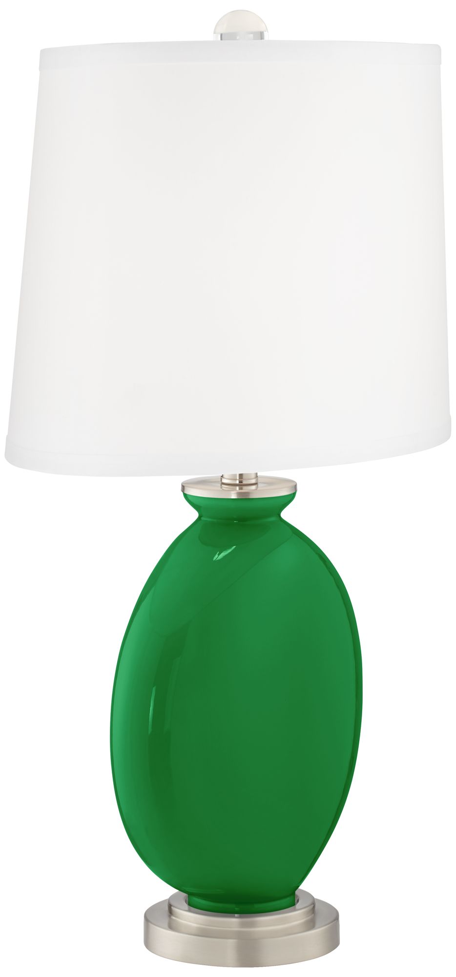 Image 3 Color Plus Carrie 26 1/2" High Envy Green Table Lamps Set of 2 more views
