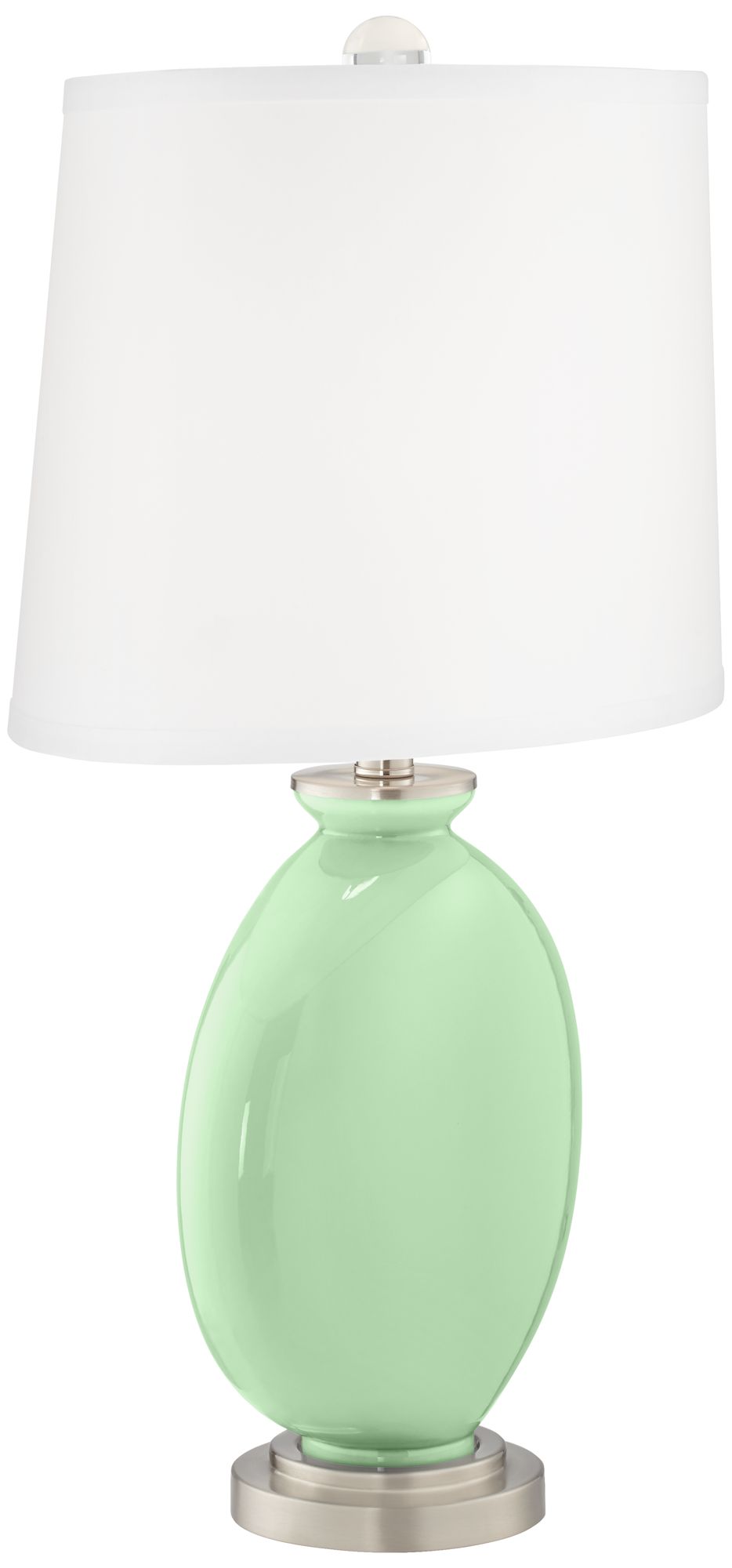 Image 3 Color Plus Carrie 26 1/2" High Flower Stem Green Table Lamps Set of 2 more views