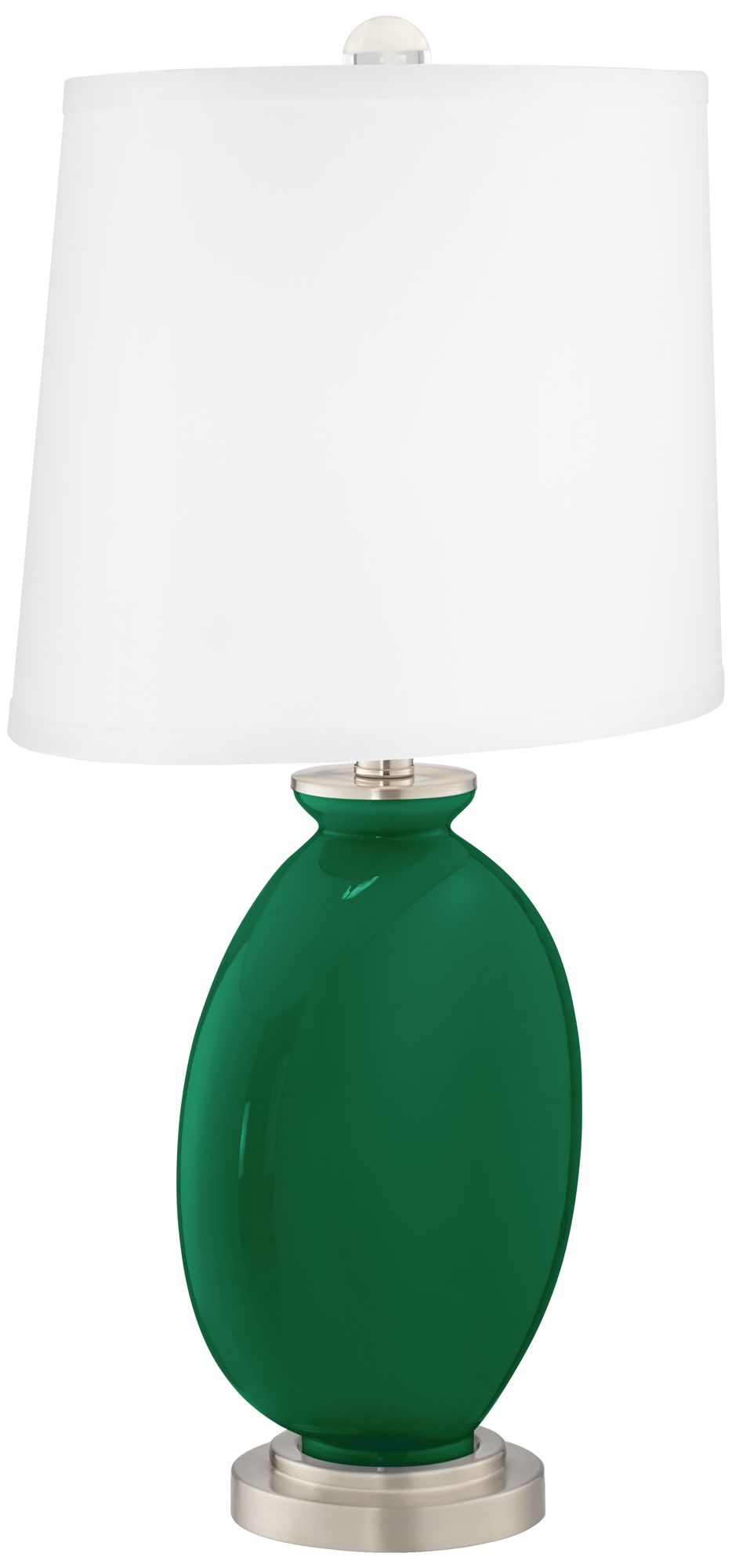Image 3 Color Plus Carrie 26 1/2" High Greens Table Lamp Set of 2 more views