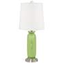 4_Color Plus Carrie 26 1/2" High Lime Rickey Green Table Lamps Set of 2 more views