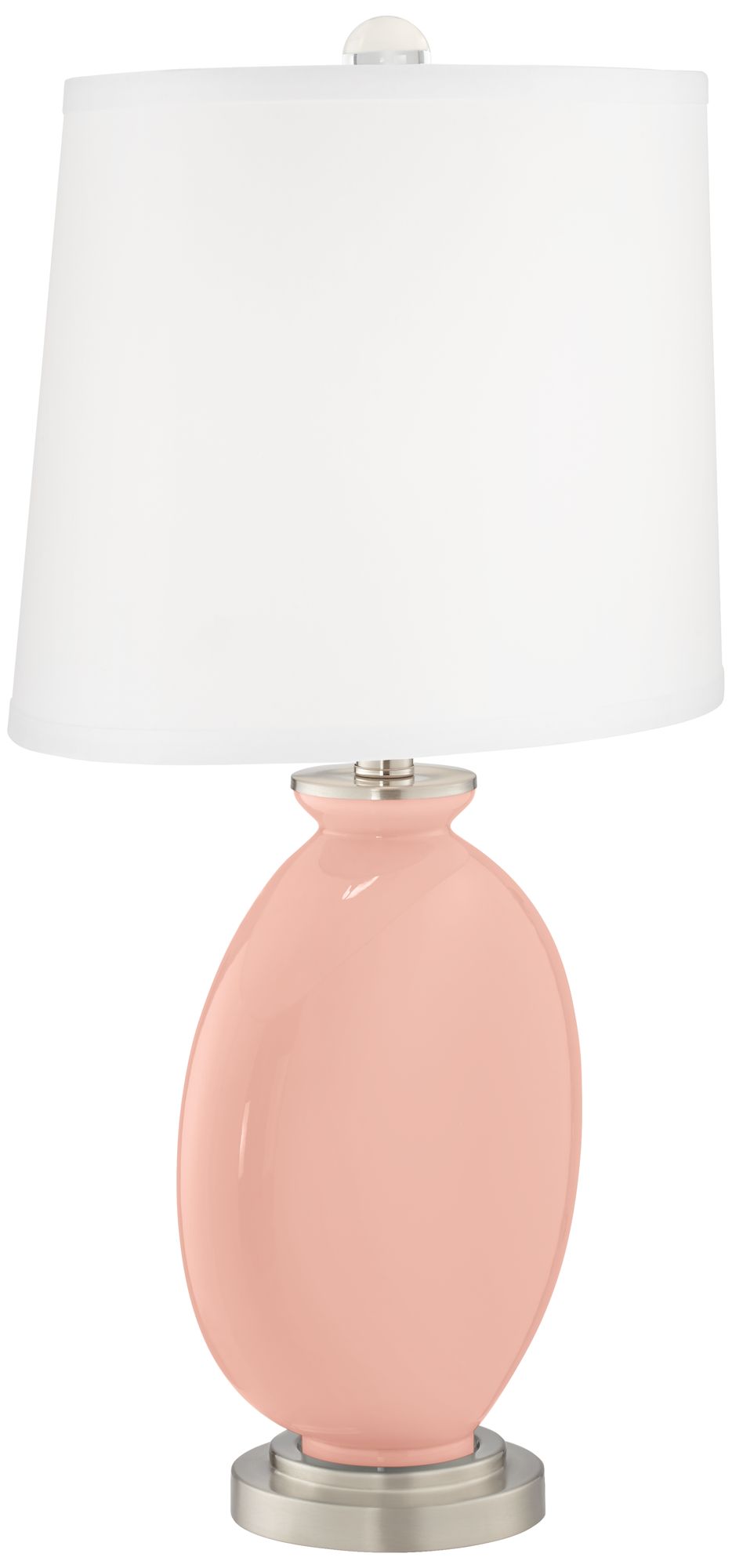 Image 3 Color Plus Carrie 26 1/2" High Modern Rose Pink Table Lamps Set of 2 more views